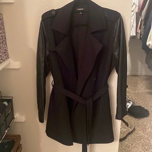 TORRID Black medium length coat